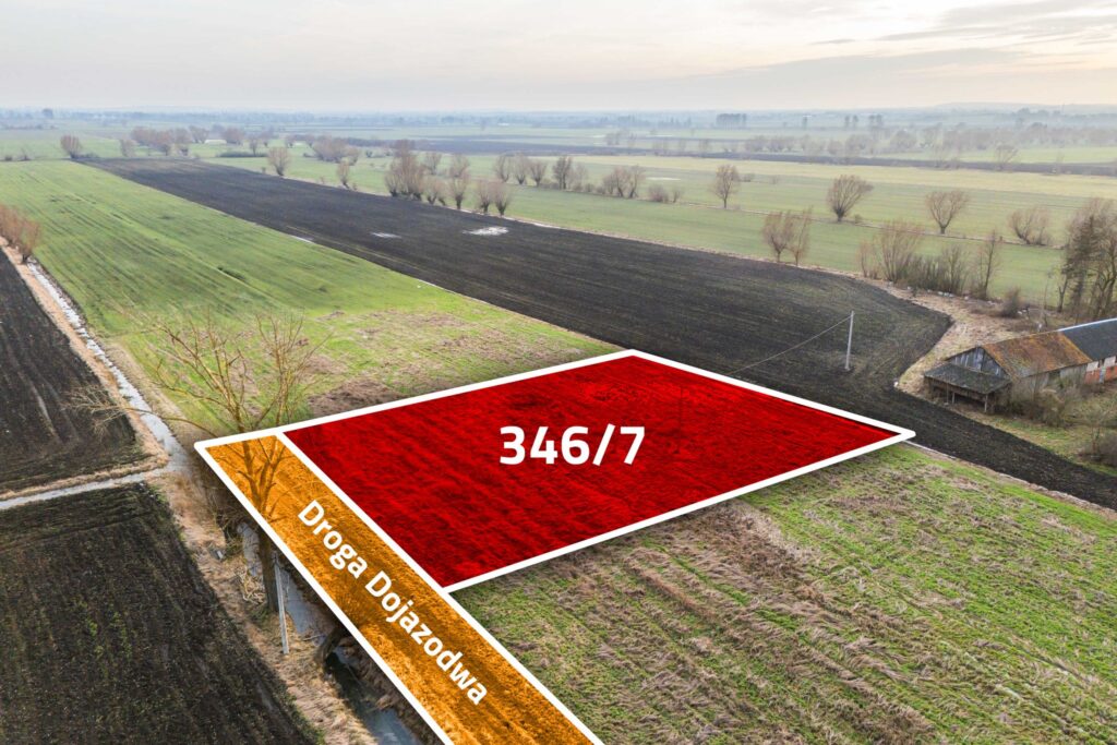 Działka budowlana 1836m2 Suchy Dąb