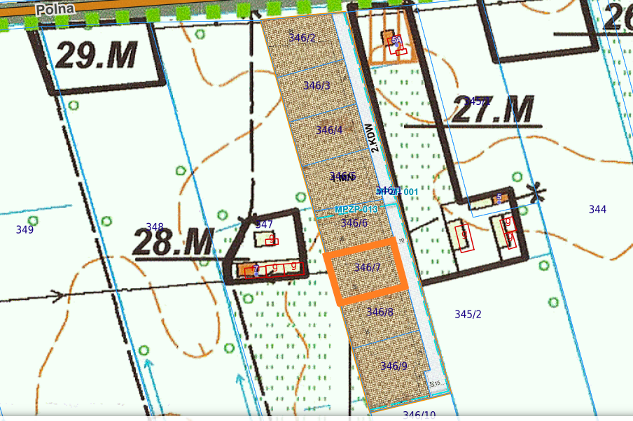 Działka budowlana 1836m2 Suchy Dąb